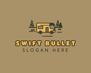 Outdoor Camping RV  logo design