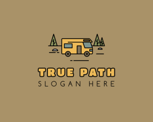 Outdoor Camping RV  logo design