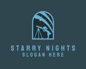 Star Astronomer Telescope logo