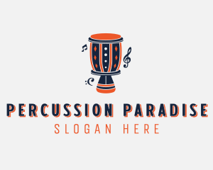 Musical Djembe Instrument logo