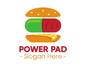 Hamburger Sandwich Pill logo