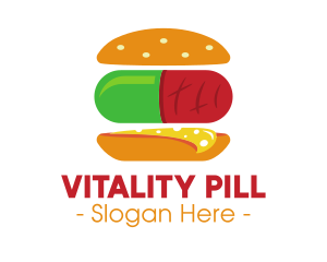 Hamburger Sandwich Pill logo