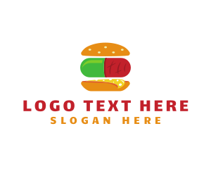 Hamburger Sandwich Pill logo