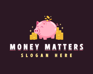 Pig Coin Savings logo design