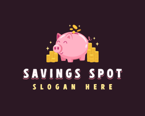 Pig Coin Savings logo design