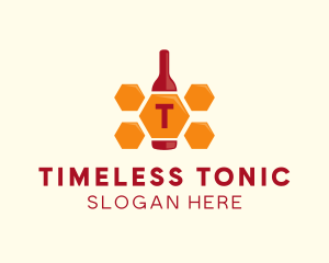 Honey Bee Bottle  logo