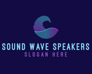 Audio Sound Wave logo design