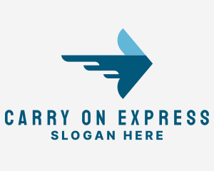 Express Forwarding Arrow  logo design