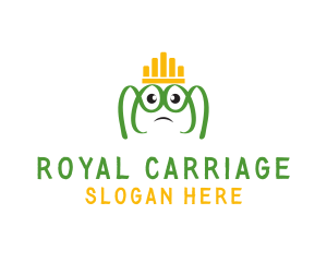 Royal Frog Crown logo design