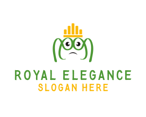 Royal Frog Crown logo design