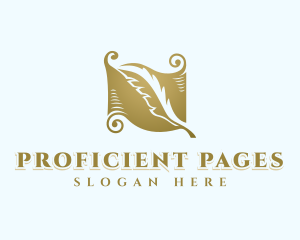 Writing Scroll Quill logo