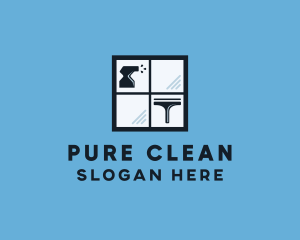 House Window Cleaning logo design