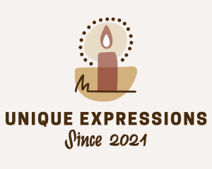 Boho Candle Handicraft  logo design