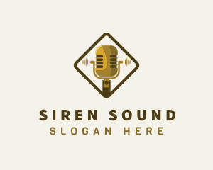 Mic Sound Streaming logo design