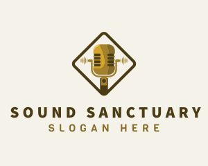 Mic Sound Streaming logo design