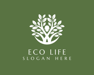 Natural Leaf Plant  logo design