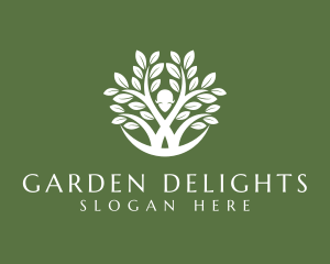 Natural Leaf Plant  logo design