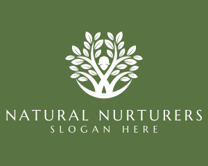 Natural Leaf Plant  logo design