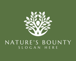 Natural Leaf Plant  logo design