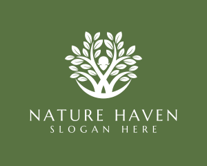 Natural Leaf Plant  logo design