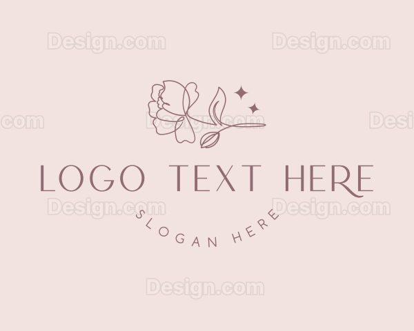 Organic Floral Beauty Logo