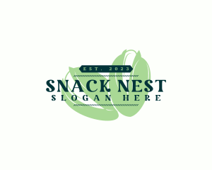 Organic Pistachio Snack logo design