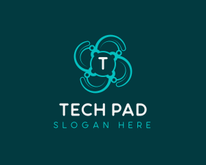 Cyber Tech Developer logo design