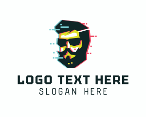 Sunglasses Beard Man logo