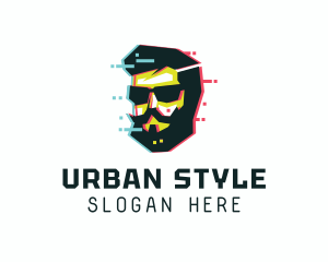 Sunglasses Beard Man logo