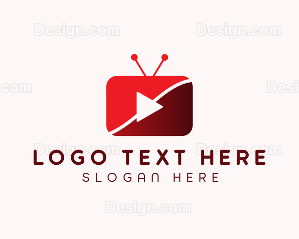 Video Streaming Media App Logo