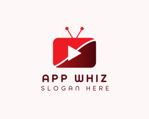 Video Streaming Media App  logo design