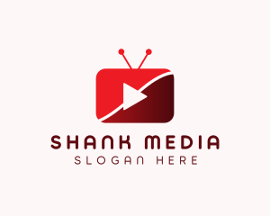 Video Streaming Media App  logo design