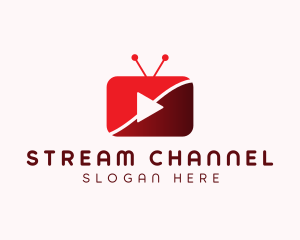 Video Streaming App  logo design