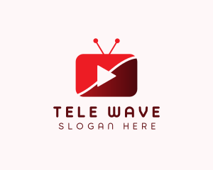 Video Streaming Media App  logo design