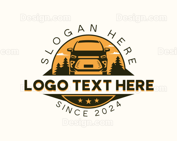 Tour Camper Van Travel Logo