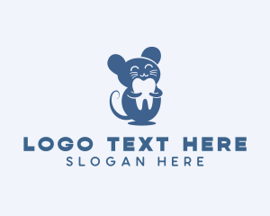 Mouse Dental Tooth logo