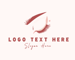 Beautiful Woman Eyelash Extension logo