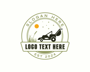 Lawn Mower Landscaping logo