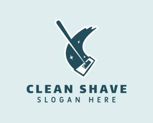 Mop Clean Housekeeping logo design