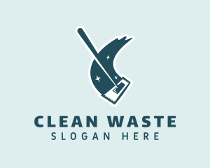 Mop Clean Housekeeping logo design