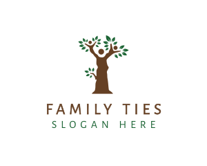 Brown Tree People logo design