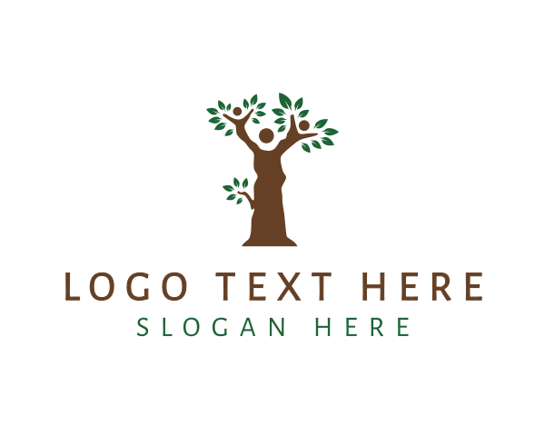 Brown Tree logo example 4