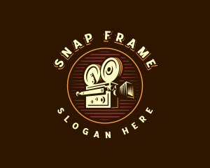 Retro Film Camera logo design