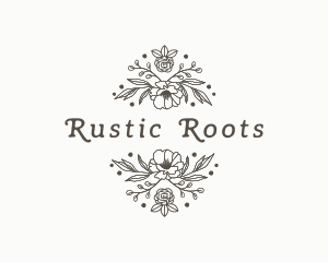 Botanical Flower Garden logo design