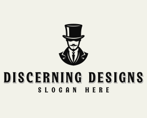 Sophisticated Gentleman Hat logo
