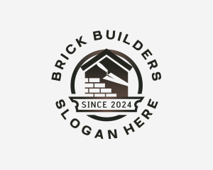 Brick Construction Builder logo design