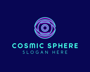 Gaming Eye Sphere logo design