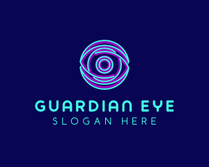 Gaming Eye Sphere logo design