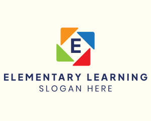 Learning Triangles Playroom logo design