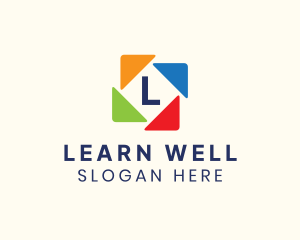 Learning Triangles Playroom logo design